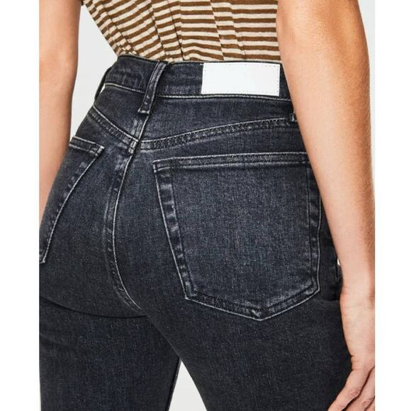 RE/DONE 70's Crop Boot Jeans in Stoned Noir Size 29 NWT - Picture 3 of 13